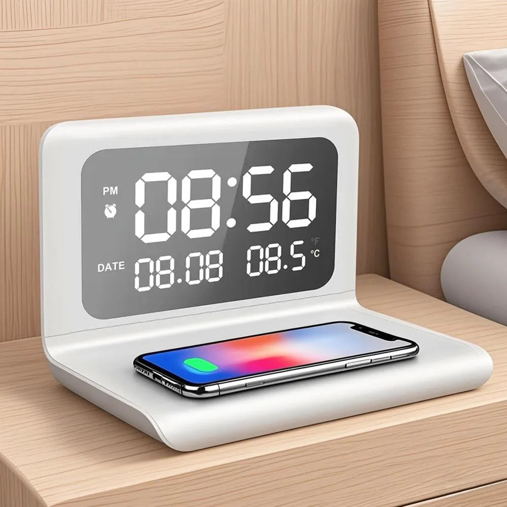 Wireless Charging Alarm Clock