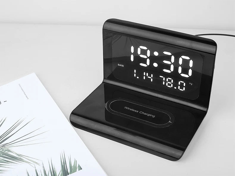 Wireless Charging Alarm Clock